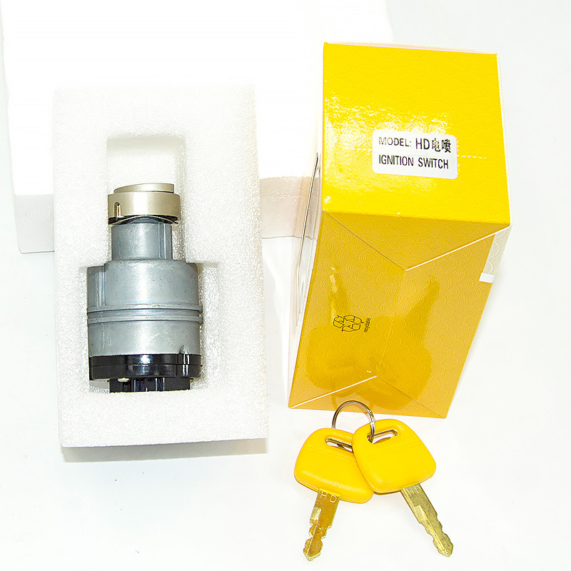 Factory Excavator Electric Parts HD820V HD512V Ignition Switch Starter with key-01 (2)